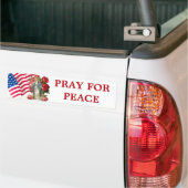 Amerikanische Flagge Gesegnete Jungfrau Mary Relig Autoaufkleber (Auf Lkw)
