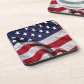 Amerikanische Flagge Getränkeuntersetzer (Linke Seite)