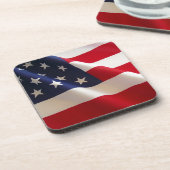Amerikanische Flagge Getränkeuntersetzer (Linke Seite)