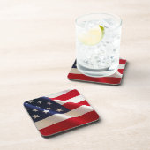 Amerikanische Flagge Getränkeuntersetzer (Rechte Seite)
