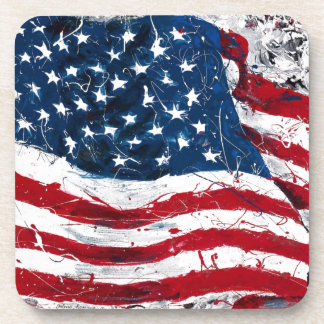 Amerikanische Flagge Getränkeuntersetzer