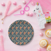 Amerikanische Flagge gewitterte US Flagge Pappteller (Party)