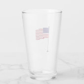 Amerikanische Flagge Glas (Rückseite)