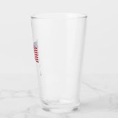 Amerikanische Flagge Glas (Links)