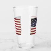 Amerikanische Flagge Glas (Rechts)