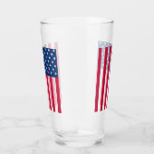 Amerikanische Flagge Glas (Rechts)