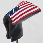 Amerikanische Flagge Golf Headcover (3/4 Vorderseite)