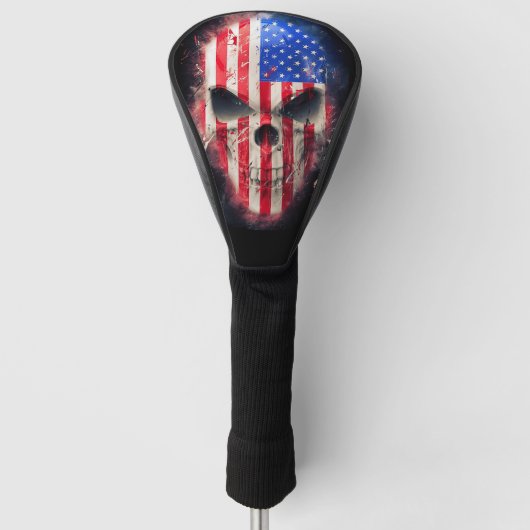 Amerikanische Flagge Golf Headcover (Vorderseite)
