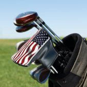 Amerikanische Flagge Golf Headcover (In Situ)
