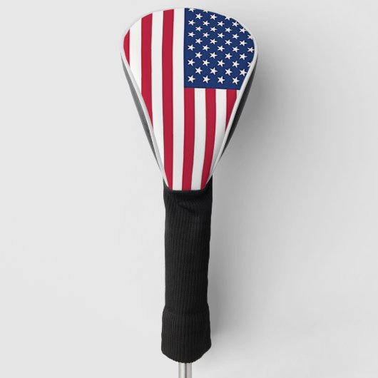 Amerikanische Flagge Golf Headcover (Vorderseite)
