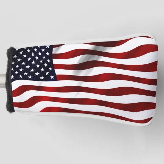 Amerikanische Flagge Golf Headcover (Vorderseite)