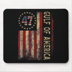 Amerikanische Flagge - Golf von Amerika nach 2025 Mousepad