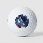 Amerikanische Flagge Golfball (Vorderseite)
