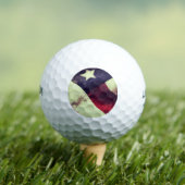 Amerikanische Flagge Golfball (Insitu T-Shirt)