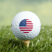 Amerikanische Flagge Golfball (Insitu T-Shirt)
