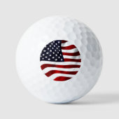 Amerikanische Flagge Golfball (Vorderseite)