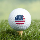 Amerikanische Flagge Golfball (Insitu T-Shirt)