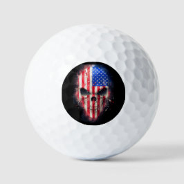 Amerikanische Flagge Golfball