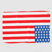 Amerikanische Flagge Golfhandtuch (Horizontal)