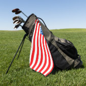 Amerikanische Flagge Golfhandtuch (Gras)
