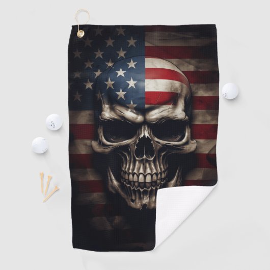 Amerikanische Flagge Golfhandtuch (Insitu)
