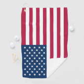 Amerikanische Flagge Golfhandtuch (Insitu)