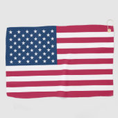Amerikanische Flagge Golfhandtuch (Horizontal)