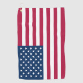 Amerikanische Flagge Golfhandtuch (Vorderseite)