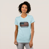 Amerikanische Flagge - Grateful American Flag T-Shirt (Vorne ganz)