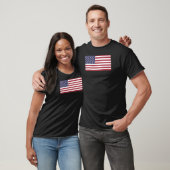 Amerikanische Flagge Großformat USA T-Shirt (Unisex)