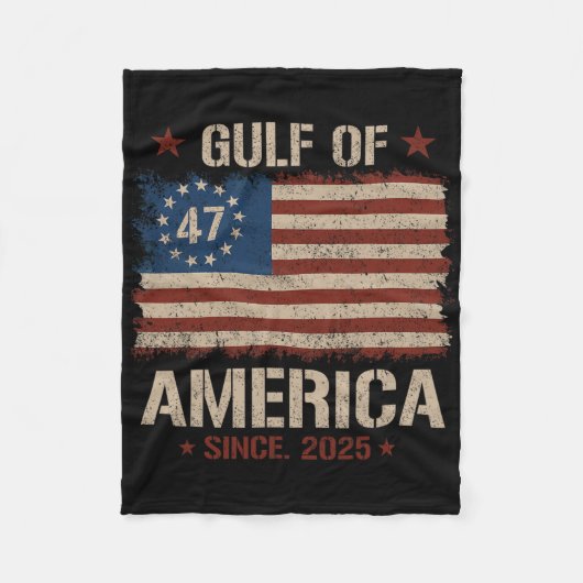 Amerikanische Flagge Gu Fleecedecke (Vorderseite)