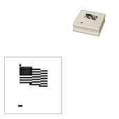 Amerikanische Flagge Gummistempel (Stempel)