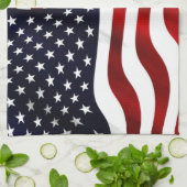 Amerikanische Flagge Handtuch (Gefaltet)