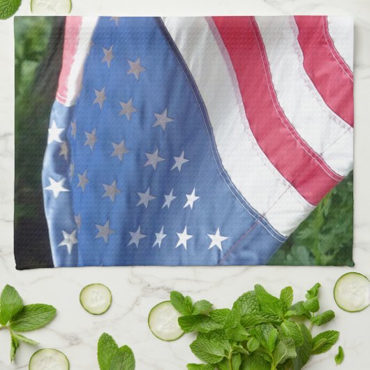 Amerikanische Flagge Handtuch (Gefaltet)