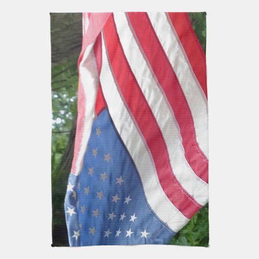 Amerikanische Flagge Handtuch (Vertikal)