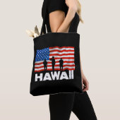 Amerikanische Flagge Hawaii Tasche (Von Nahem)