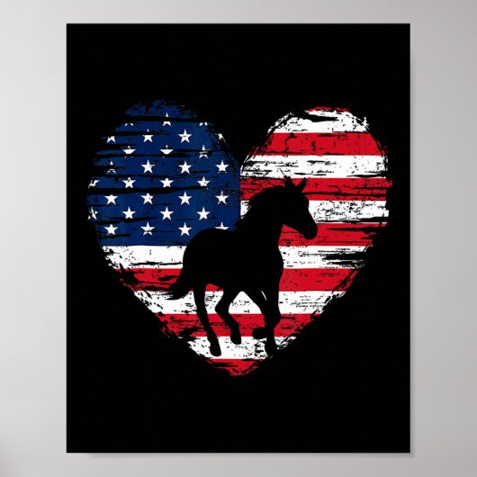 Amerikanische Flagge Herbst 4. Juli Usa Patrioti Poster (Vorne)