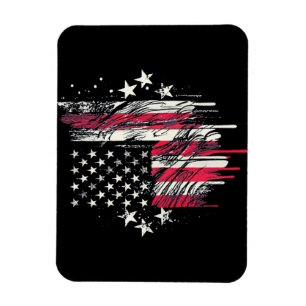 Amerikanische Flagge Herren USA Kleinkind Amerikan Magnet