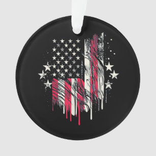 Amerikanische Flagge Herren USA Kleinkind Amerikan Ornament