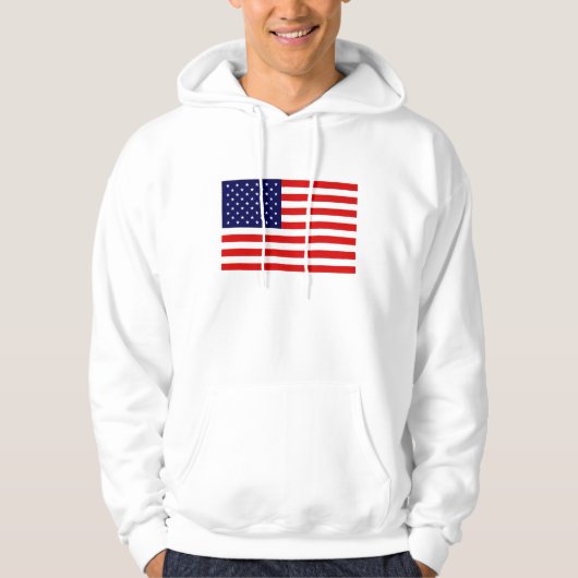 Amerikanische Flagge Hoodie (Vorderseite)