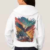 Amerikanische Flagge Hoodie (Rückseite)