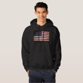 Amerikanische Flagge Hoodie (Vorne ganz)