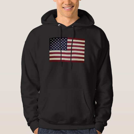 Amerikanische Flagge Hoodie (Vorderseite)