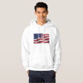 Amerikanische Flagge Hoodie / Sweatshirt (Vorne ganz)