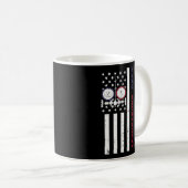 Amerikanische Flagge Hvac Techniker Proud Usa Hvac Kaffeetasse (VorderseiteRechts)