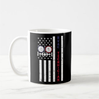 Amerikanische Flagge Hvac Techniker Proud Usa Hvac Kaffeetasse