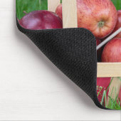 Amerikanische Flagge im Apfelkorb Mousepad (Ecke)