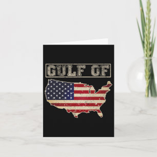 Amerikanische Flagge im Golf von Amerika 12 Karte