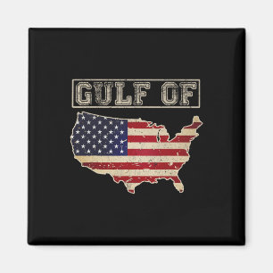 Amerikanische Flagge im Golf von Amerika 12 Magnet