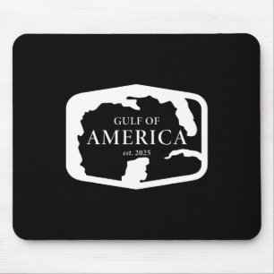 Amerikanische Flagge im Golf von Amerika Funny Uni Mousepad